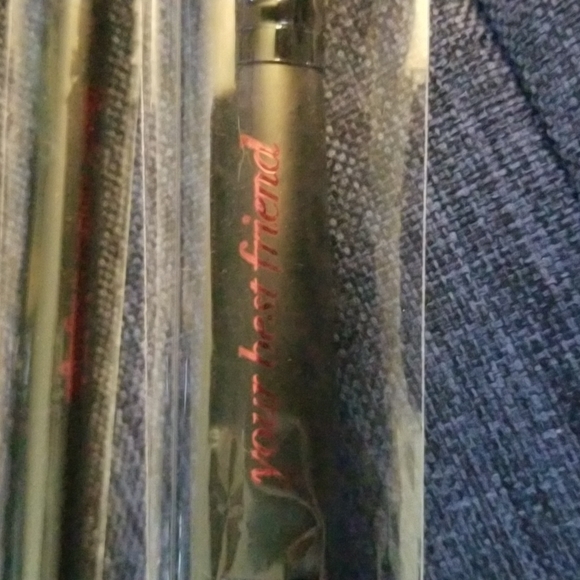 ⚠️Semi-Vintage⚠️ YBF -YOUR BEST FRIEND 4 Piece Makeup Brush Set & Case - Picture 4 of 13